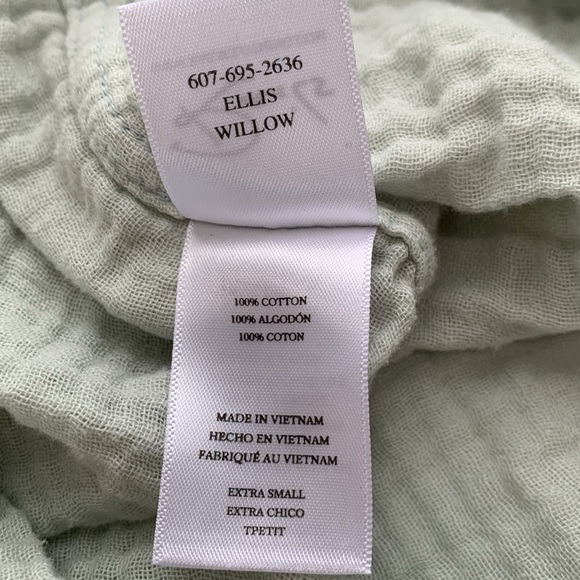 Rails Ellis Willow Cotton Gauzed Button Down Size XS - Picture 6 of 6